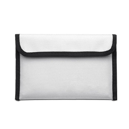 Fireproof Nylon Zipper Storage Bag for Power Bank Earphone Carry