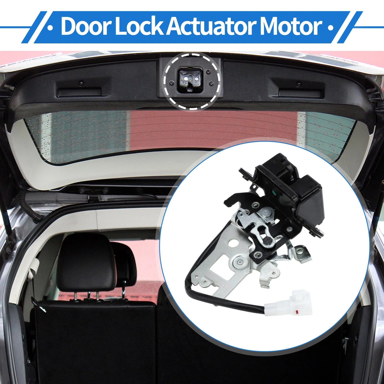 Rear Liftgate Door Lock Actuator Replacement for Toyota Sequoia (2001–2007)