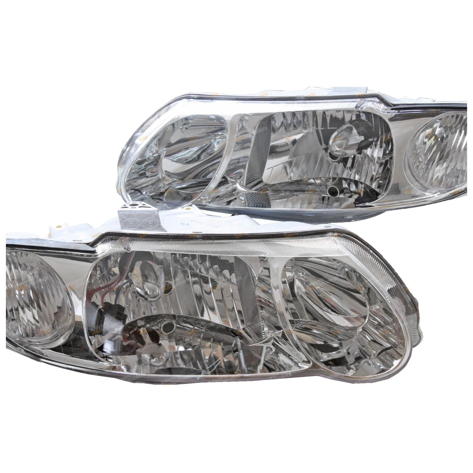 Set of 2 Chrome Headlights for Holden Commodore VX VU (2000–2002) L+R