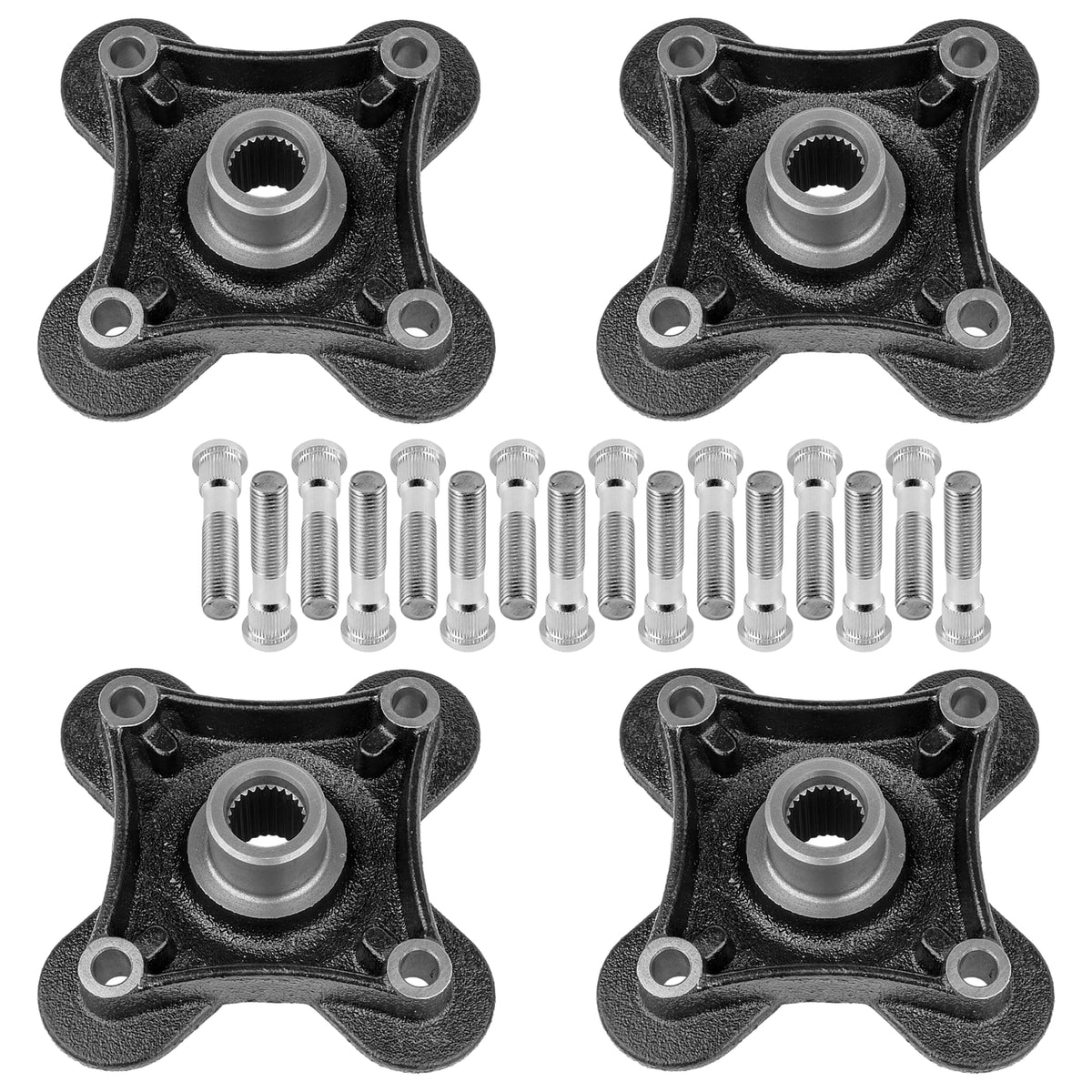 Front Rear Wheel Hub with Studs Replacement for Polaris Ranger (2014–2021)
