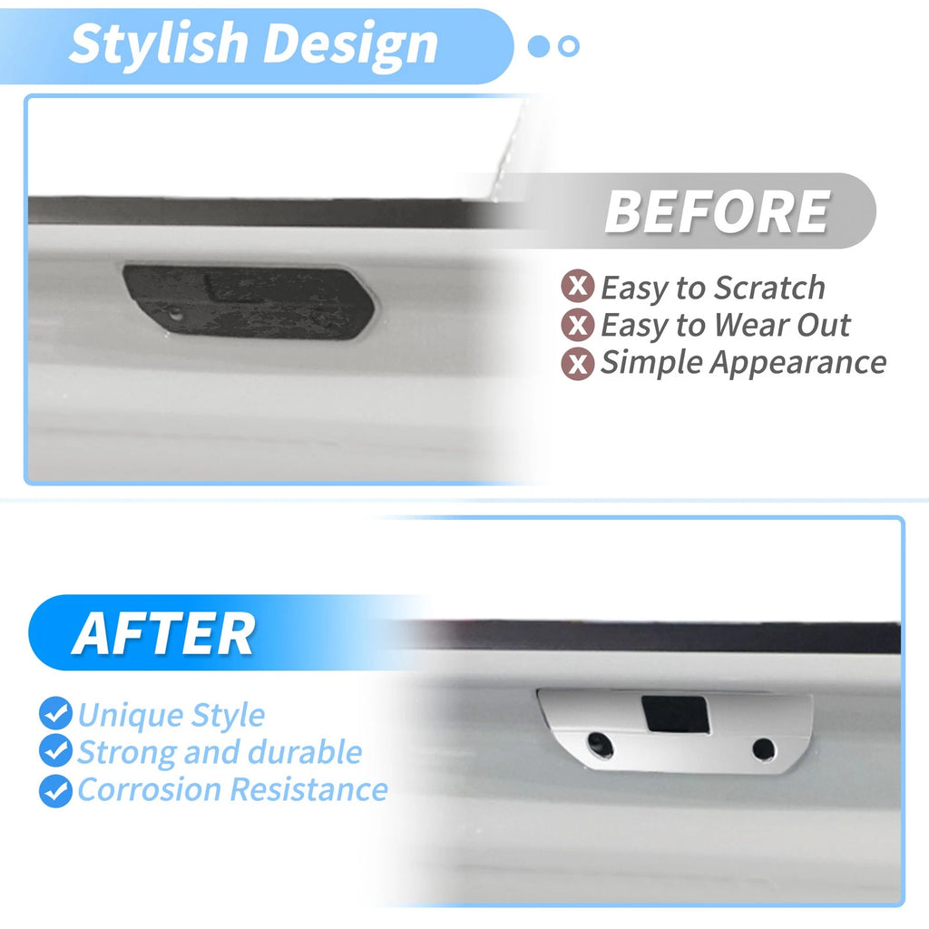Tailgate Handle Cover Replacement for Chevrolet Silverado 1500 GMC Sierra (2019–2024)