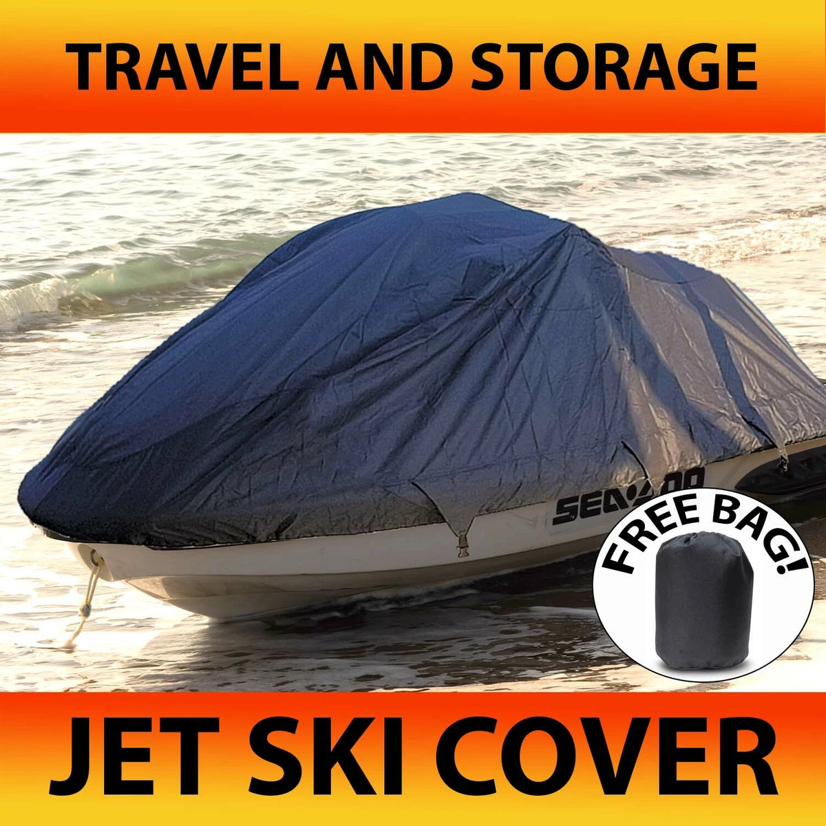 Jet Ski PWC Cover for Sea Doo GTS + GT (Semi-Custom)