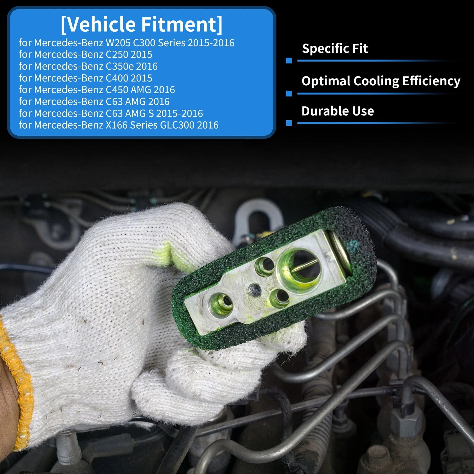 A/C Expansion Valve Replacement for Mercedes-Benz W205 C300 (2015–2016)