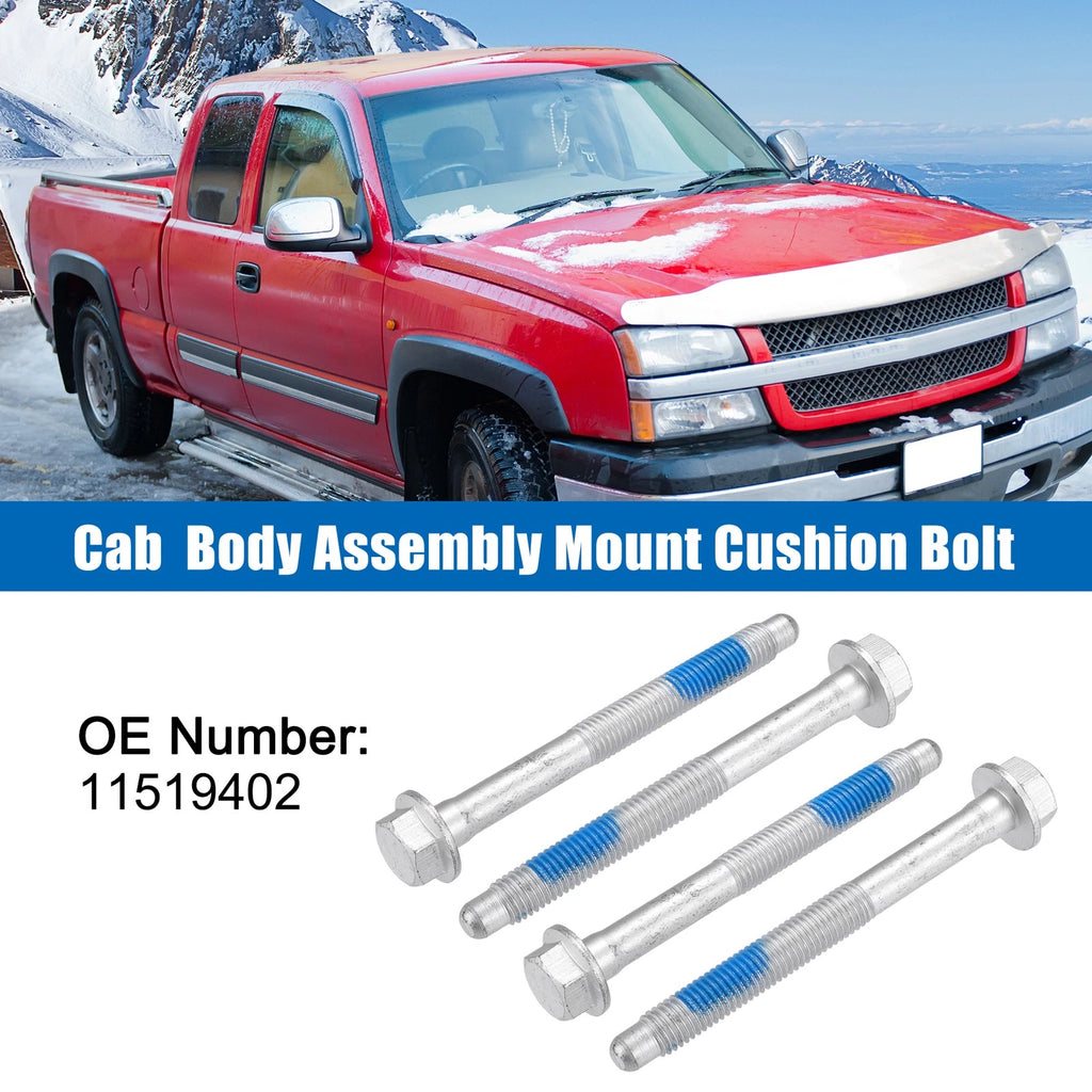 Car Mount Cushion Bolts M12x1.75 Replacement for Chevrolet Silverado 1500 (2014–2018)