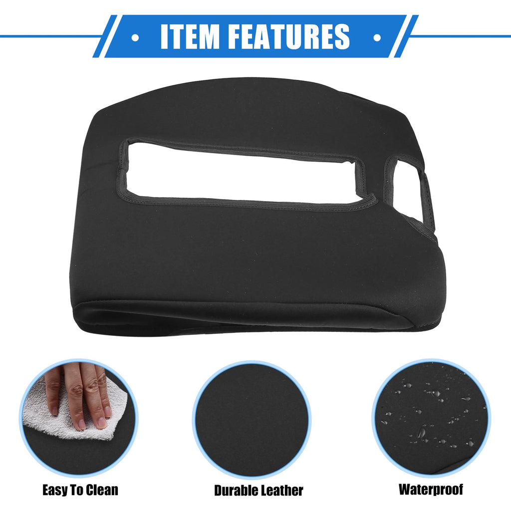 Armrest Protector Cover Pad for GMC Sierra (2014–2017) Black