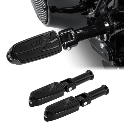 Driver Passenger Footpegs Bracket for Harley Softail Fat Bob Low Rider (2018–2023)