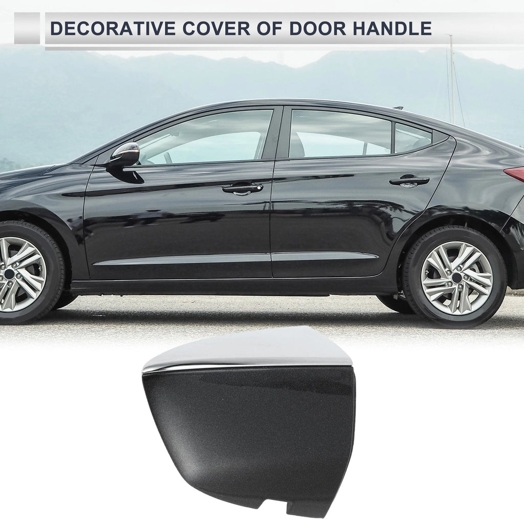 Front Right Door Handle Lock Cylinder Covers for Volkswagen Sagitta (2019–2021) Black