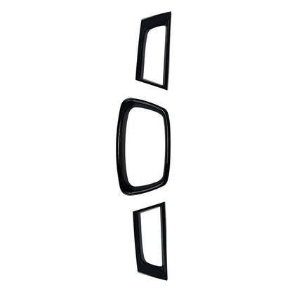 3X Gloss Black Front Grille Trim for Subaru Impreza WRX MK6 (2006–2007)