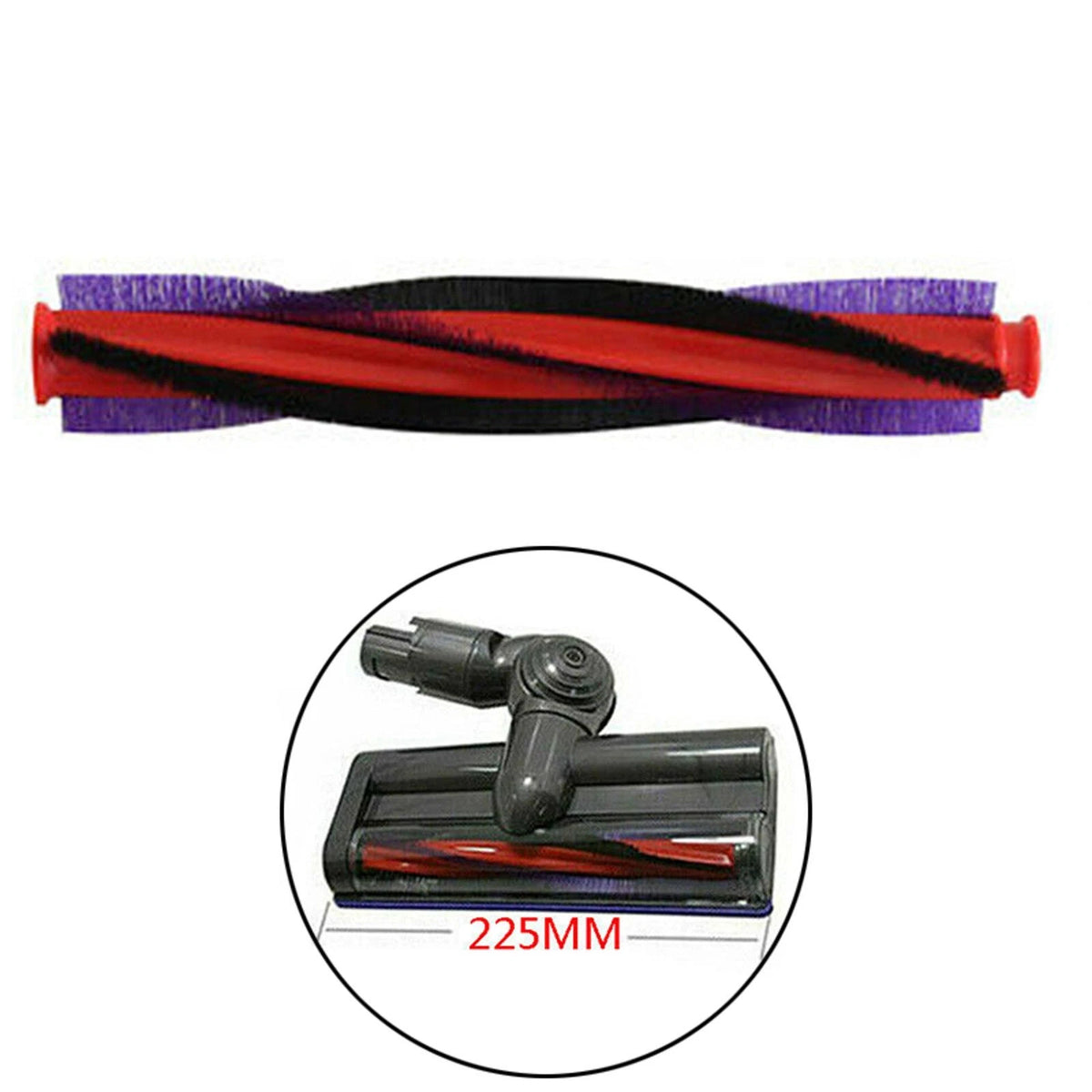 Nylon Roller Brush Bar for Dyson V6 DC58/59 SV03 DC62 (2015–2017) Part 963830-02