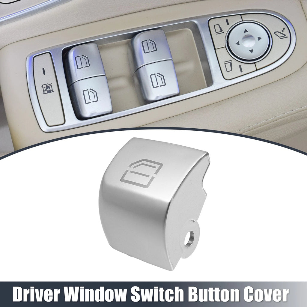 Window Switch Button Cover Rear Left Replacement for Mercedes-Benz (2005–2015)
