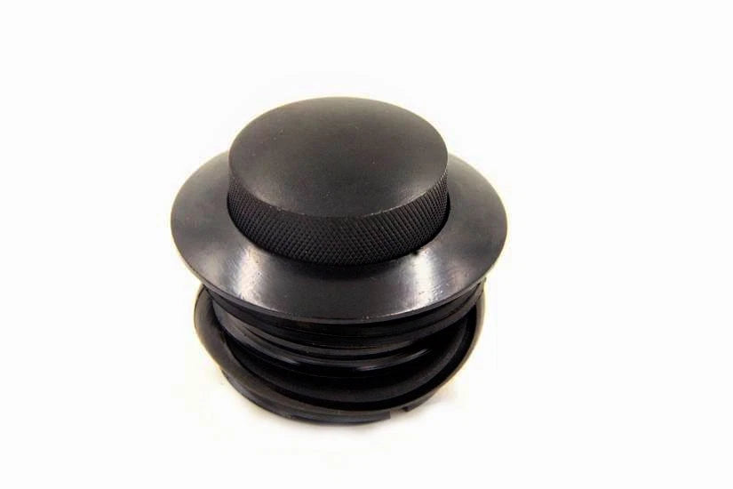 Pop Up Gas Cap for Harley (1982–2010) - Black, Reserve Thread