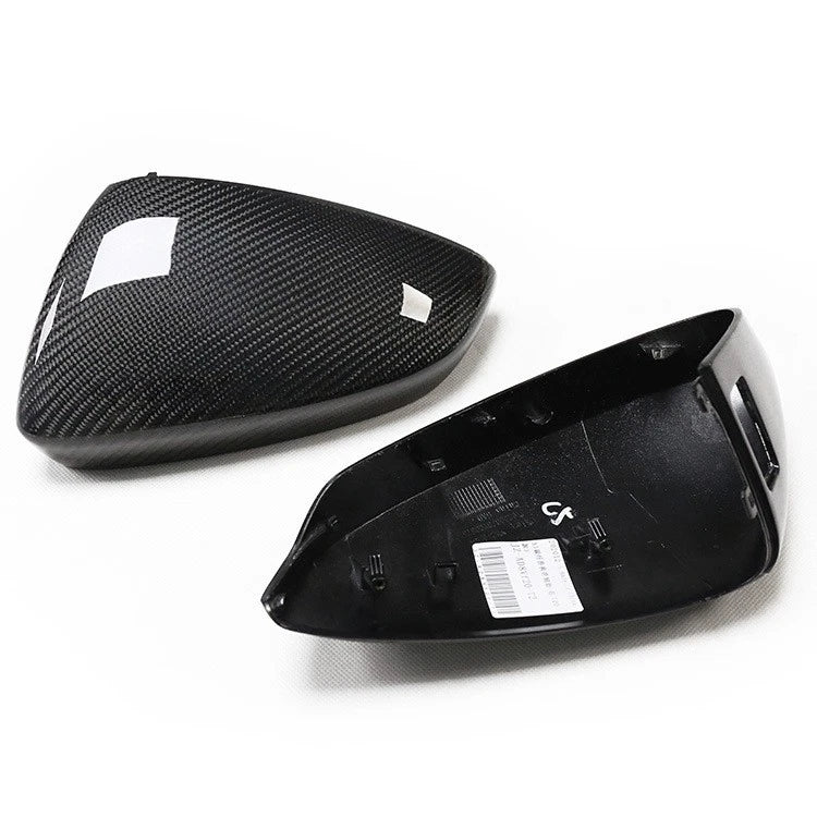 Real Carbon Fiber Side Mirror Caps for Audi A3 S3 8Y (2021–2026)