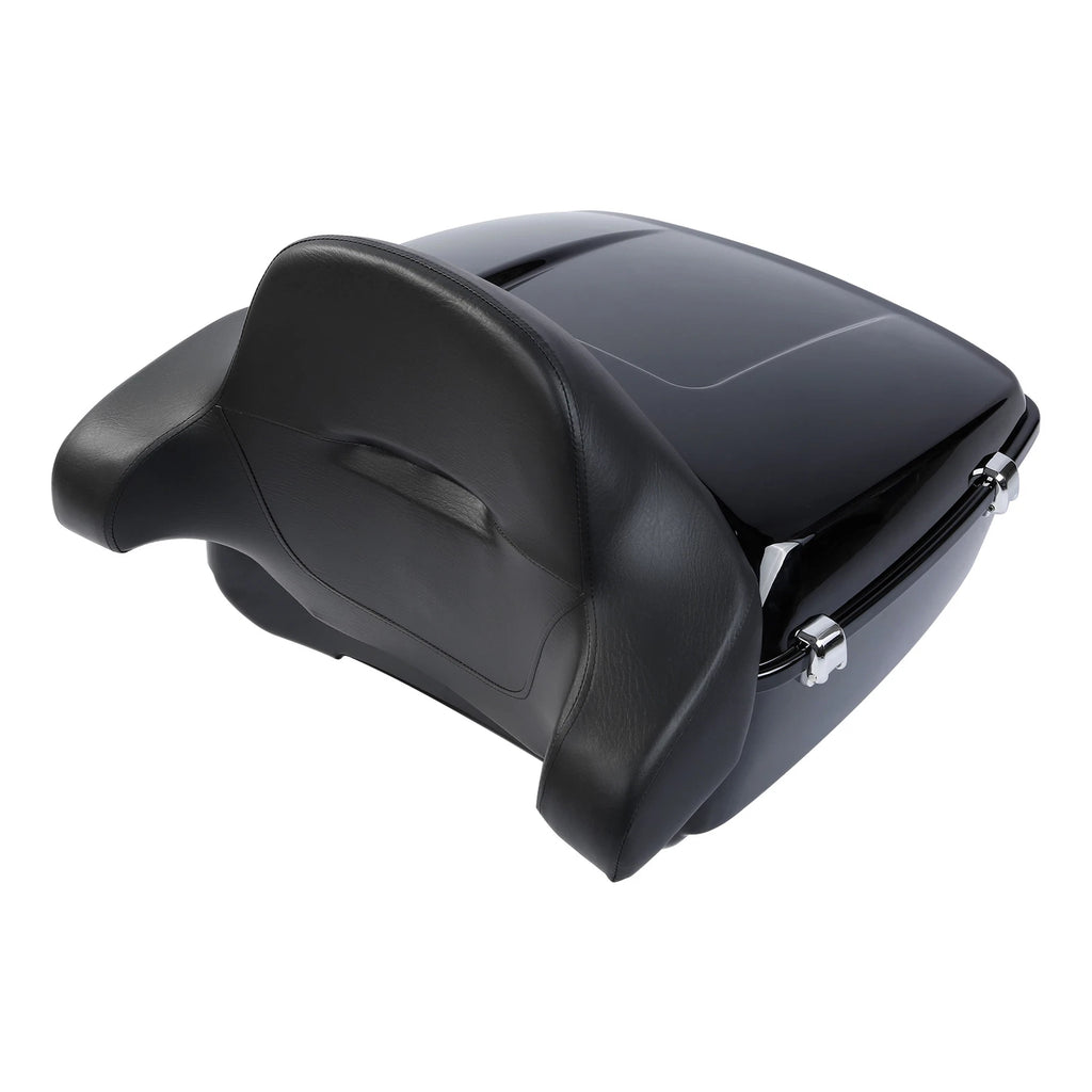Trunk Mount Backrest Pad for Harley Touring Models (1997–2008) Black
