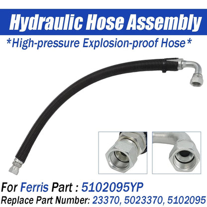 Replacement Hydraulic Hose Assembly for Ferris 23370, 5023370, 5102095