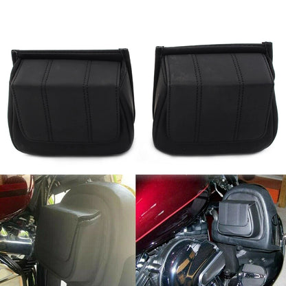 Lower Door Pocket Bags for Harley Touring (1996–2013) Black