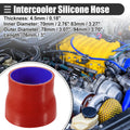 Intercooler Hose Reducer Coupler ID 2.76" to 3.27" Length 3" Red