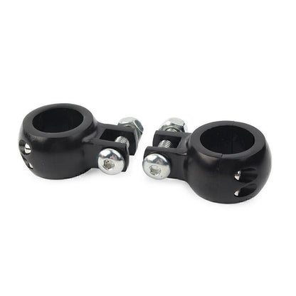 1-1/4" Engine Crash Bar Foot Peg Mount Bracket for Harley Universal
