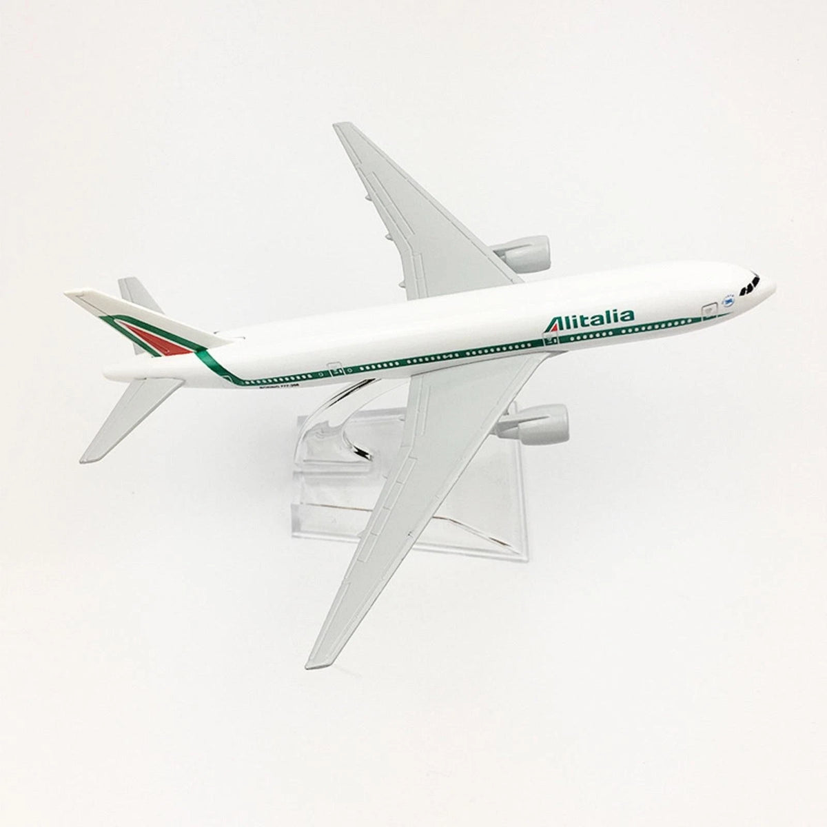 Diecast Plane Model for Alitalia B777 (1:400 Scale)