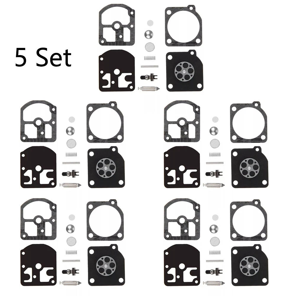 Set of 5 Carburetor Carb Kits for Stihl 009 010 011 012 (ZAMA C1S-S1A RB-11)