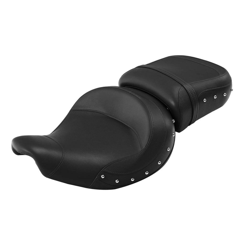 Black Driver Passenger Seat for Indian Chieftain Roadmaster (2014–2023)