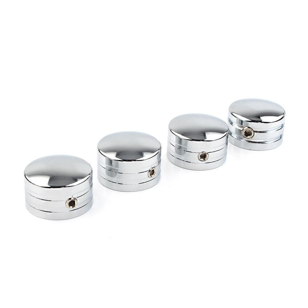4pcs Chrome Spark Plug Head Bolt Cap Cover Plug for Harley Twin Cam 99-2017 cl