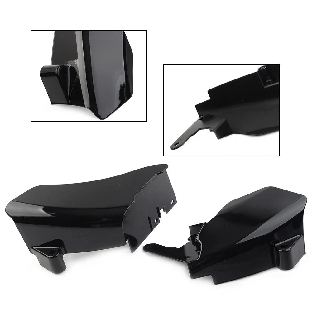 Mid Frame Air Deflector Trim Heat Shield Cover Kit for Harley Dyna (2006–2017)