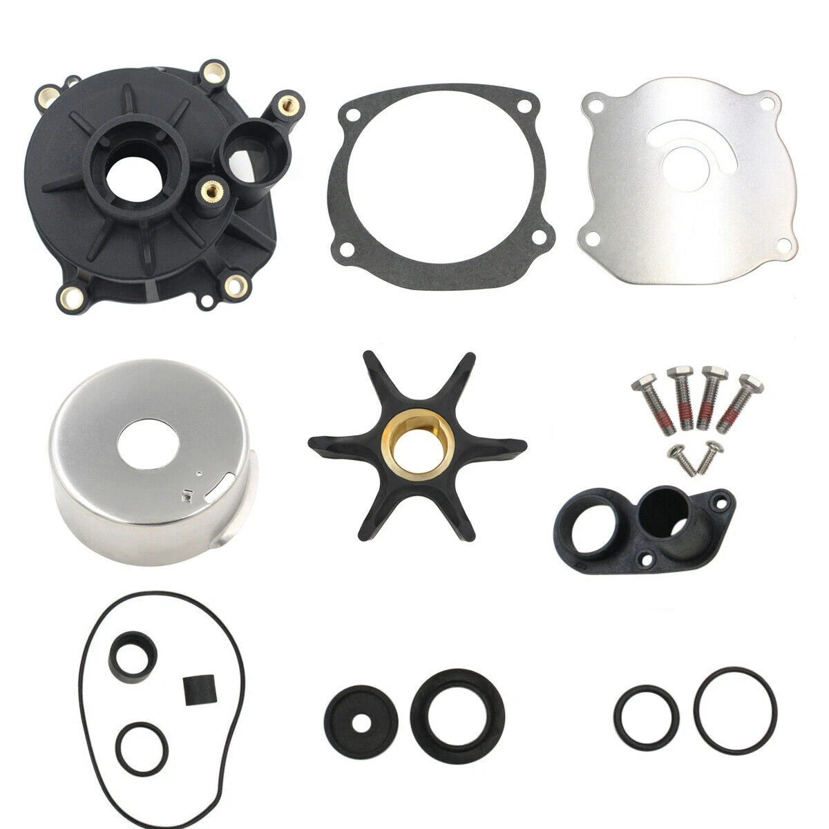Water Pump Impeller Kit for Evinrude Johnson V4 85-115 HP (1985–1995) 5007972