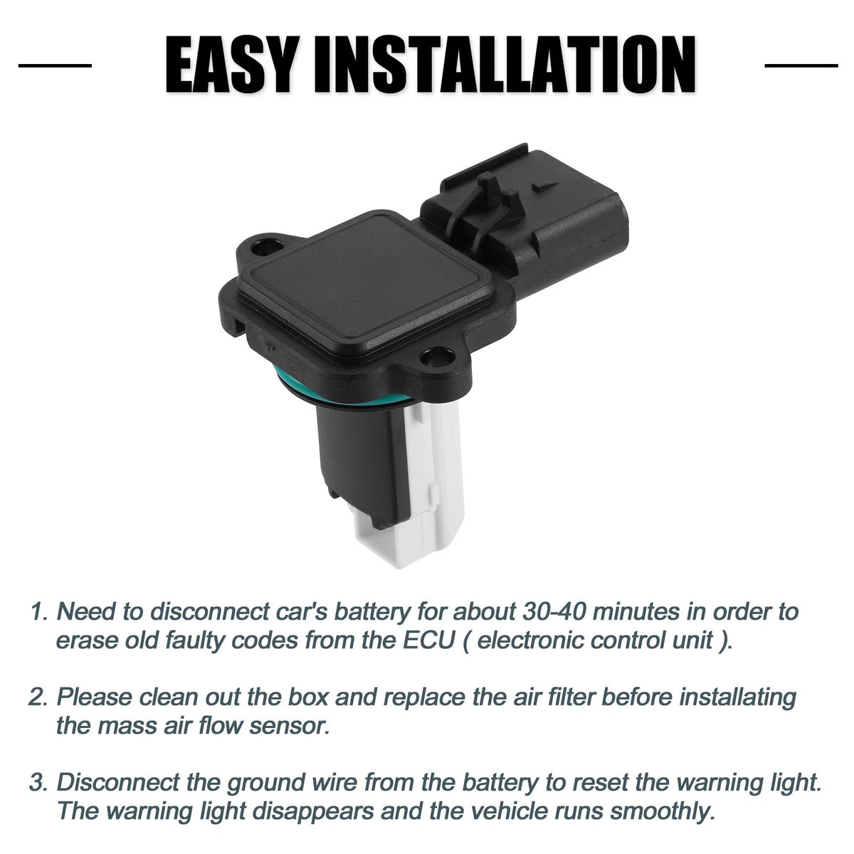 Mass Air Flow Sensor 68002441AC 53034068AA for Ram 2500 3500 6.7L (2007–2018)