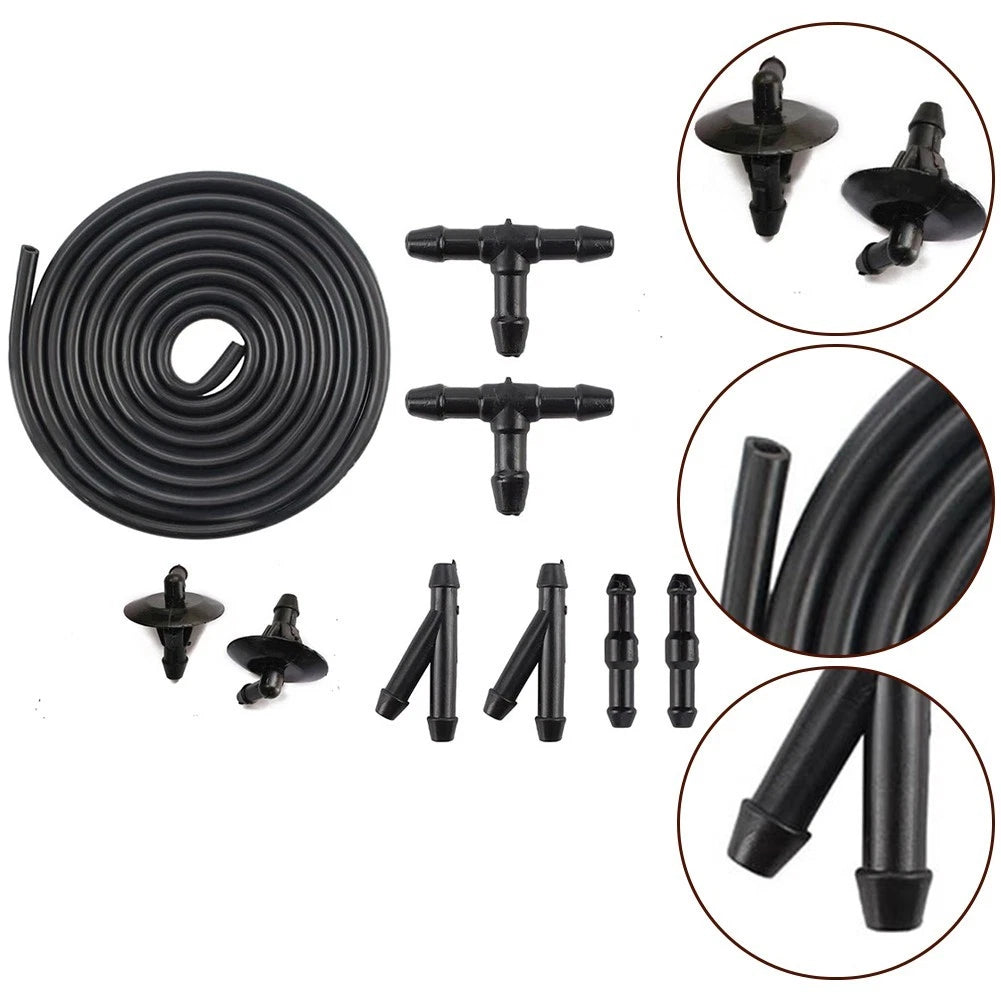 Replacement Kit Windshield Wiper Washer Spray Nozzle Hose Set for Sprinter (2007–2018)