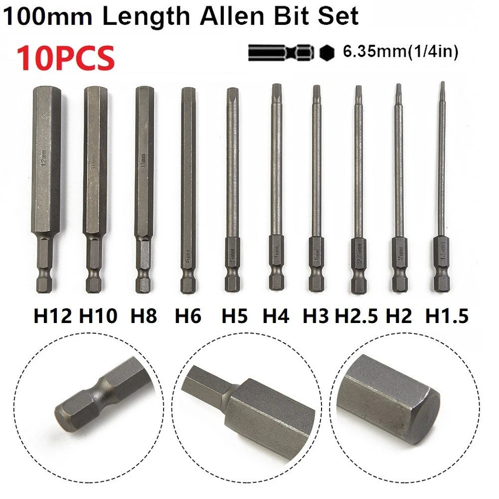 4 Inch Hex Screwdriver Bits for Wrench Drill (Practical Use)