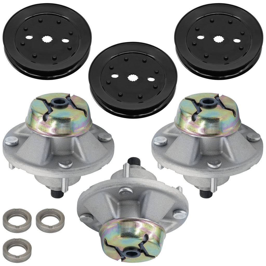 Blade Spindle Assembly Pulley Replacement for John Deere 2210 4010 (2000–2000)