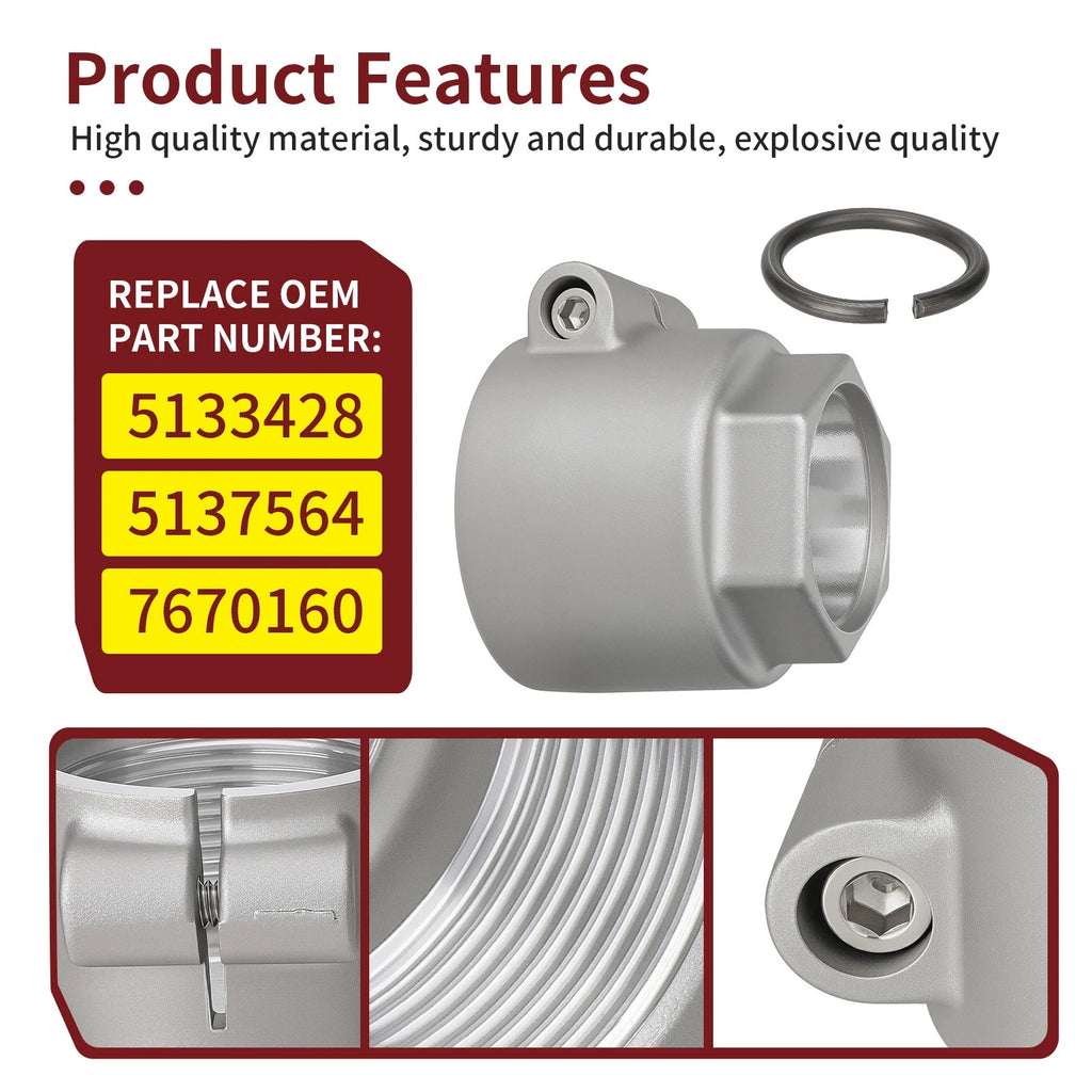 Axle Nut w/ Ring for Polaris Trail Blazer 250 330, Trail Boss 330, Scrambler 500 (1999–2006)