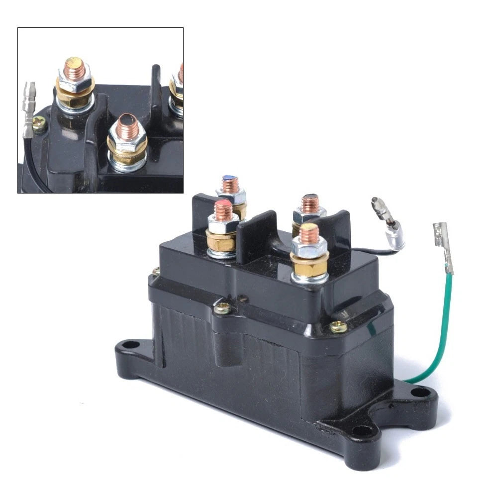 12 Volt Winch Solenoid Relay Contactor for ATV UTV (Direct Fit)
