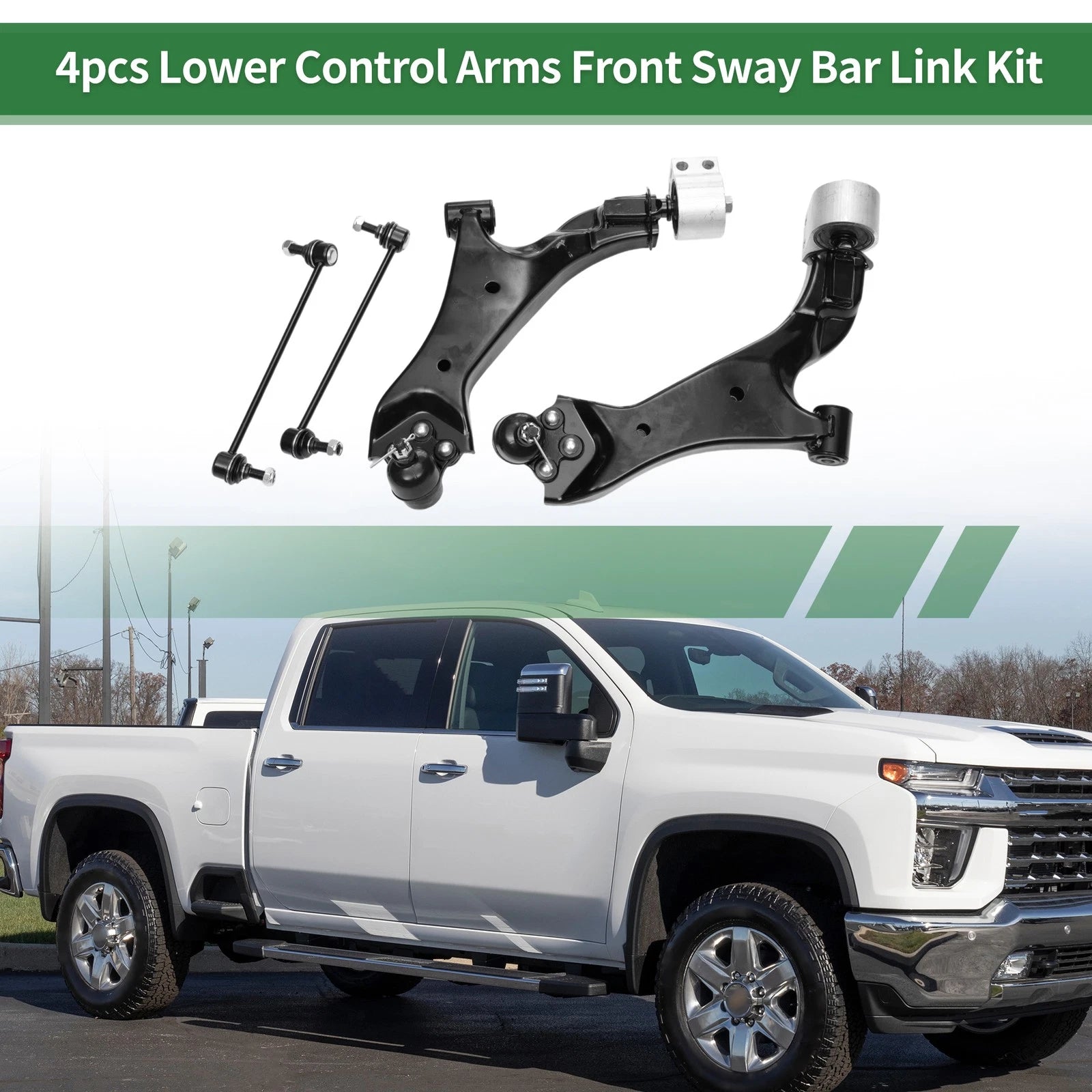 4pcs Front Suspension Control Arm Kit for Chevrolet Equinox (2010–2017)