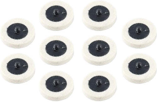 10Pcs 2" Wool Polishing Buffing Pad Wheel for Automotive Detailing