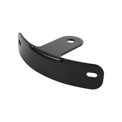 Rear License Plate Mount Bracket for Curved Side Support (12 Inch Steel)