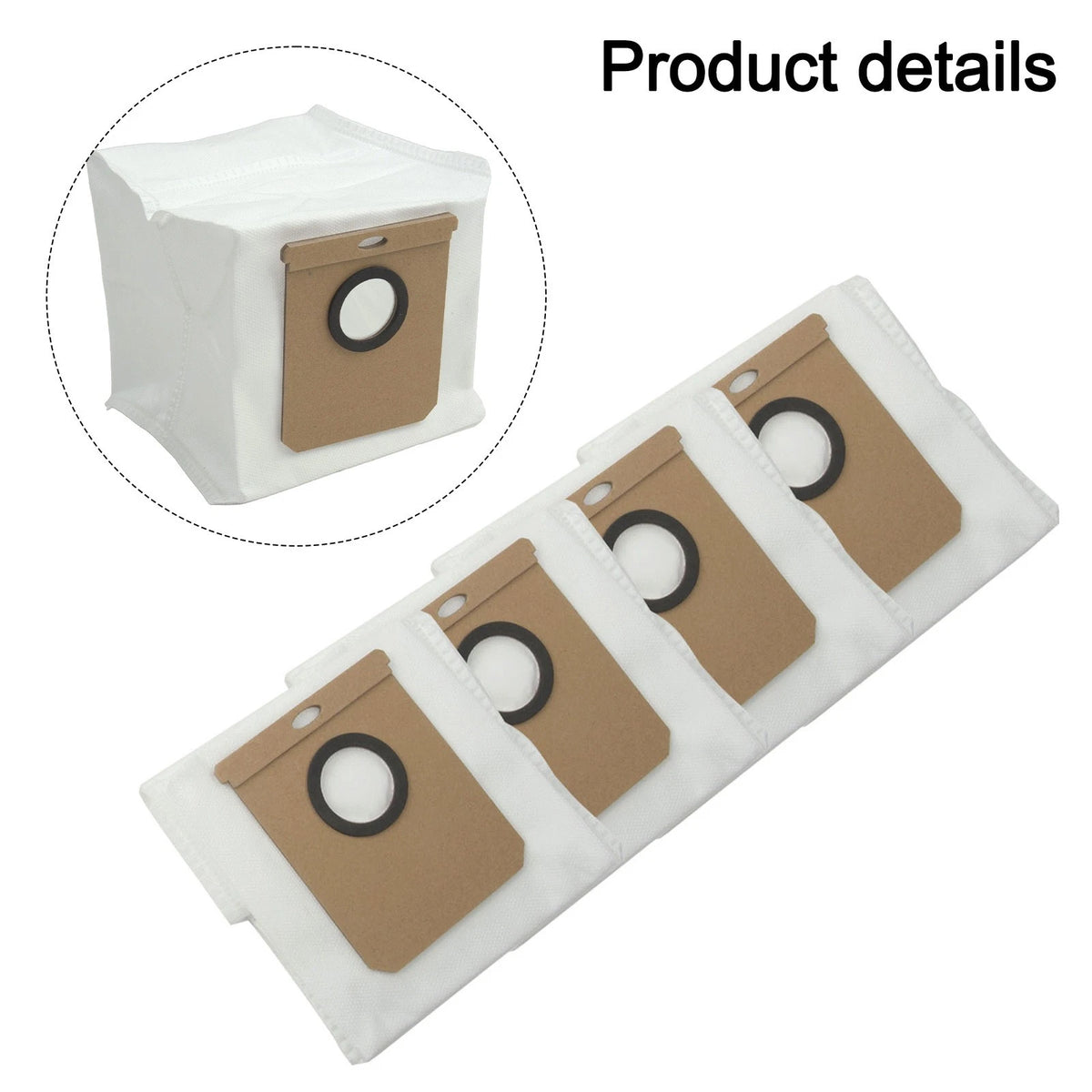 Set of 4 Dust Bags for Conga 8490 Robot Vacuum