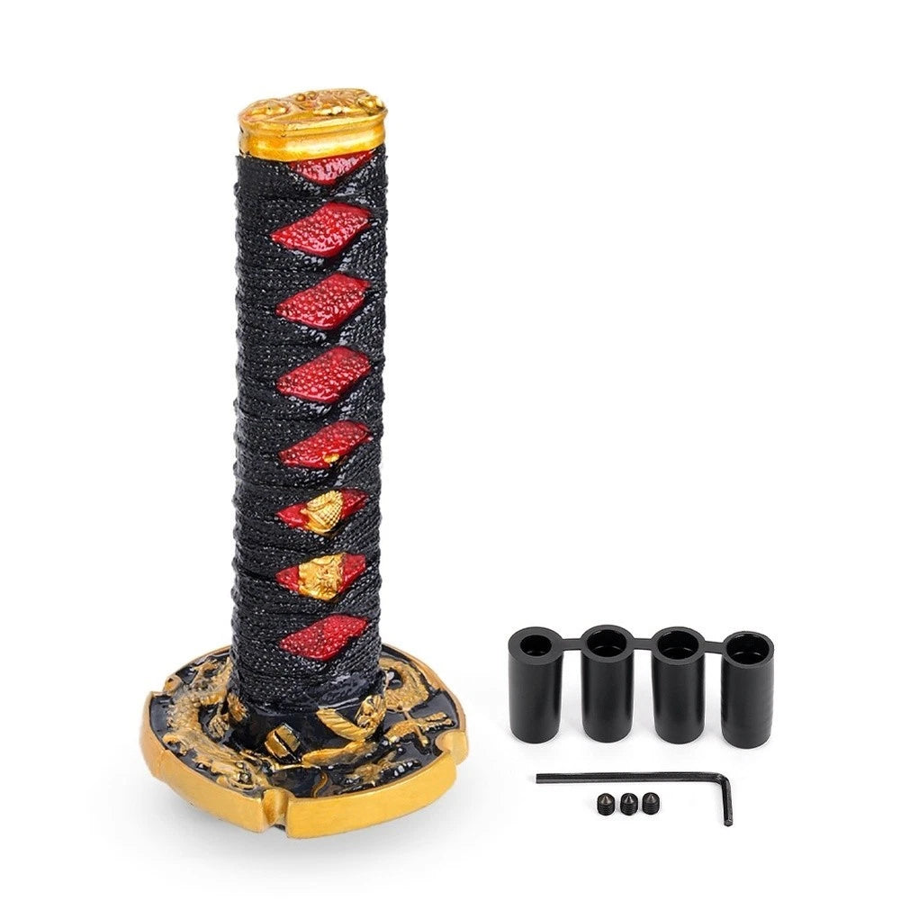 Multi-fit For Automatic Transmission Gear Knob 15cm 20cm Black Red Options