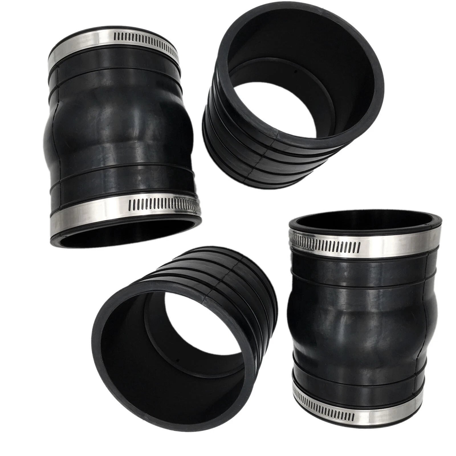 4X Rubber Coupler 3863450 3852696 for OMC Volvo Penta 4.3L 5.0L 5.7L (1990–2023)
