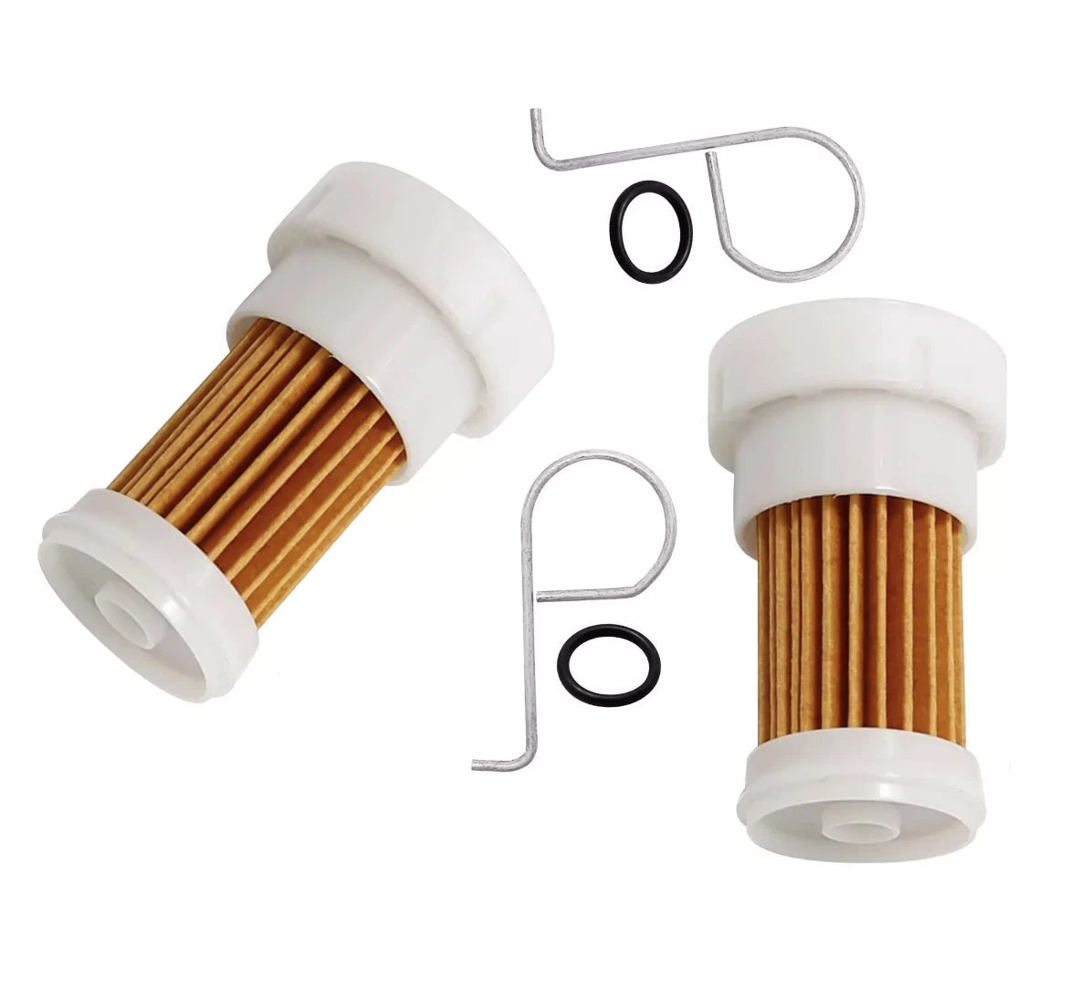 2Pcs Fuel Filter for Yamaha Outboard 250HP (6P2-WS245-00, 18-7518, 6P2-24563-00)