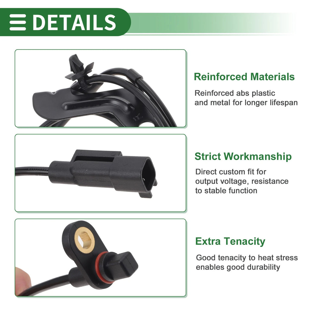 ABS Wheel Speed Sensor Replacement for Dodge Avenger Rear Left (2011–2014)