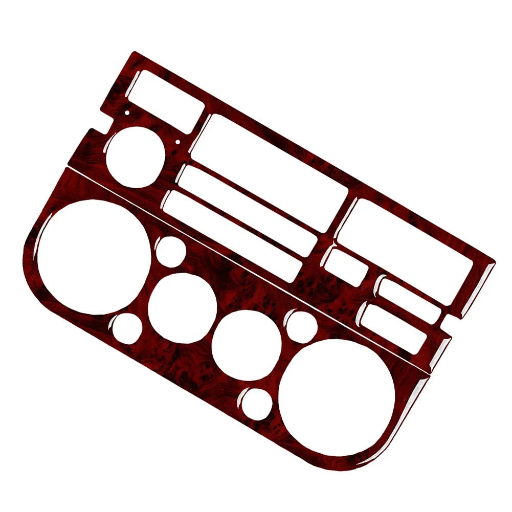 Radio AC Climate Control Panel Cover Trim for BMW 3er E36 (1994–1996) Red Wood Grain