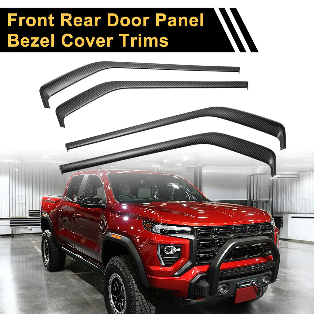 Front Rear Door Panel Bezel Cover Replacement for Chevy Colorado (2023–2024)