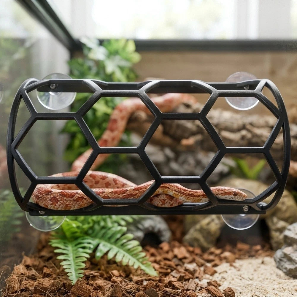 Suction Cup Reptile Shelf for Elevated Rest and Exploration Zones