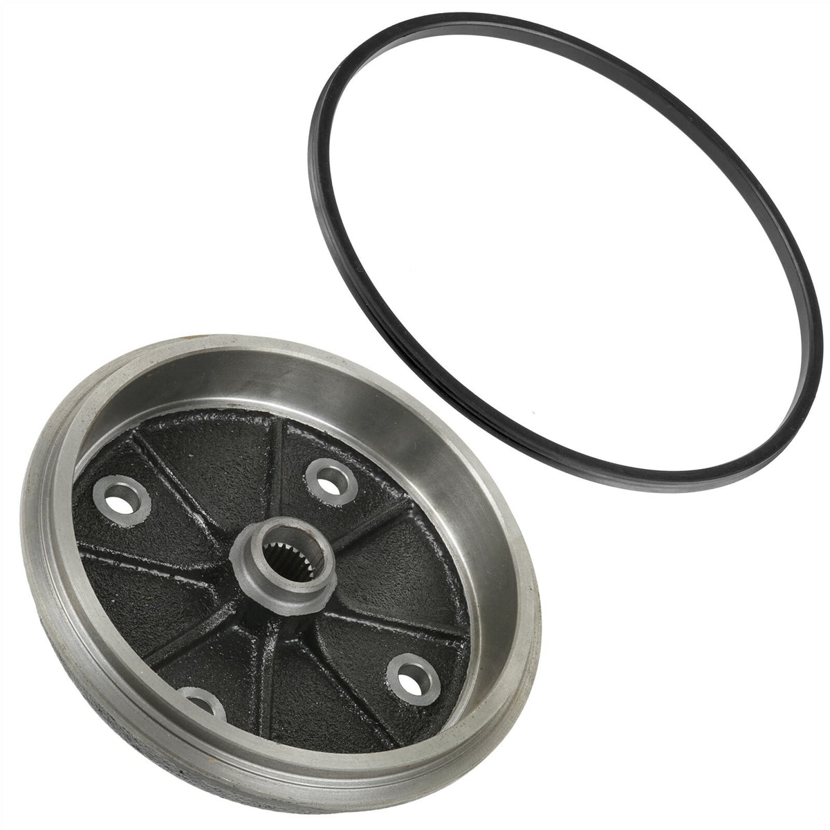 Front Left Brake Drum with Seal for Kawasaki Mule 2500 KAF620C (1994–2000)