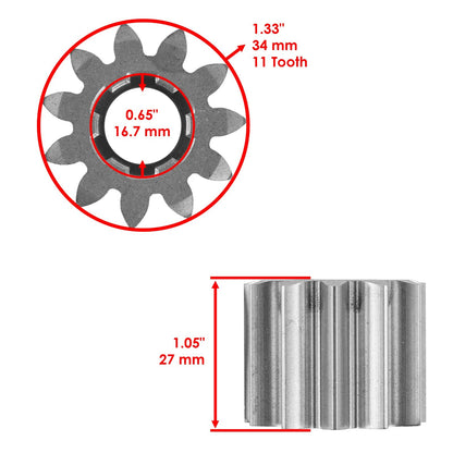 Steering Gear Sector and Pinion Replacement for John Deere D100 D105 (1986–2018)