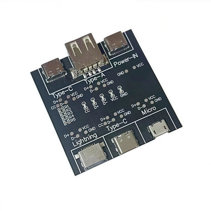 Multi Port USB Cable Tester Board with Quick Detection and Safety Protection