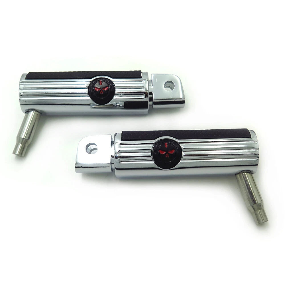 Chrome Footpegs for Honda Interceptor VFR800 (2000–2009)