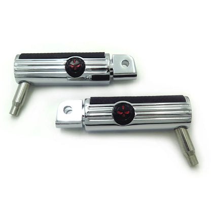 Chrome Footpegs for Honda Interceptor VFR800 (2000–2009)
