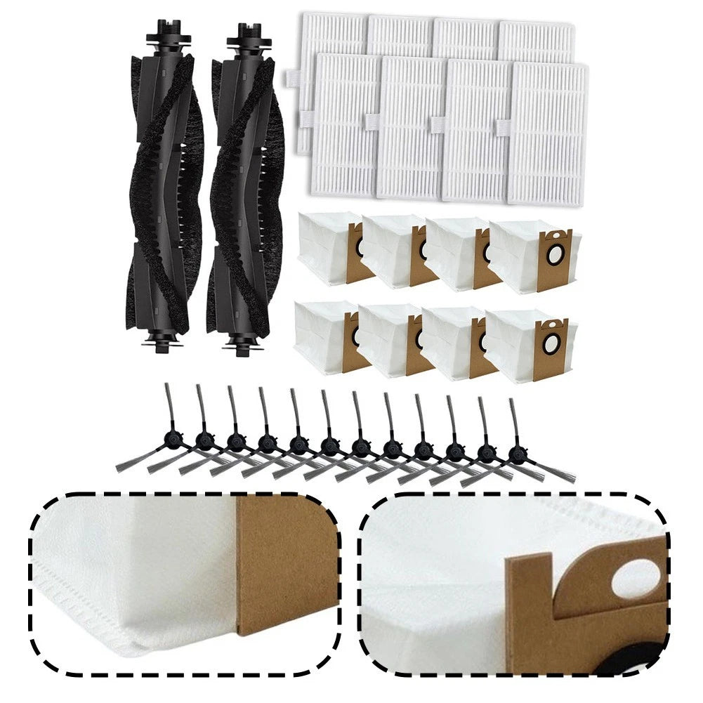 Accessories Kit for VONKO S6 Pro Vacuum (Includes Main Brush, Side Brush)
